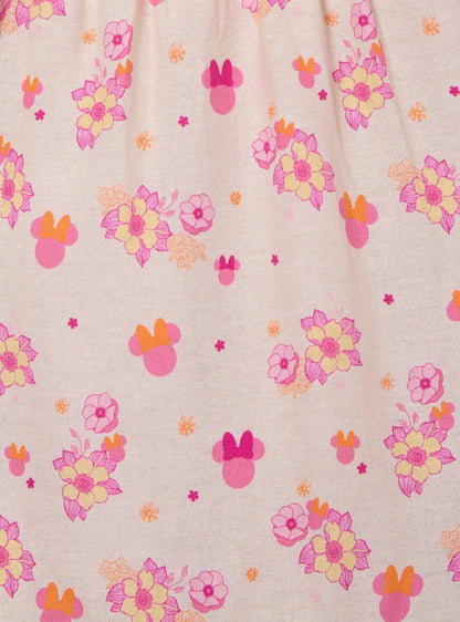 Falda escalonada floral de Minnie Mouse talla grande