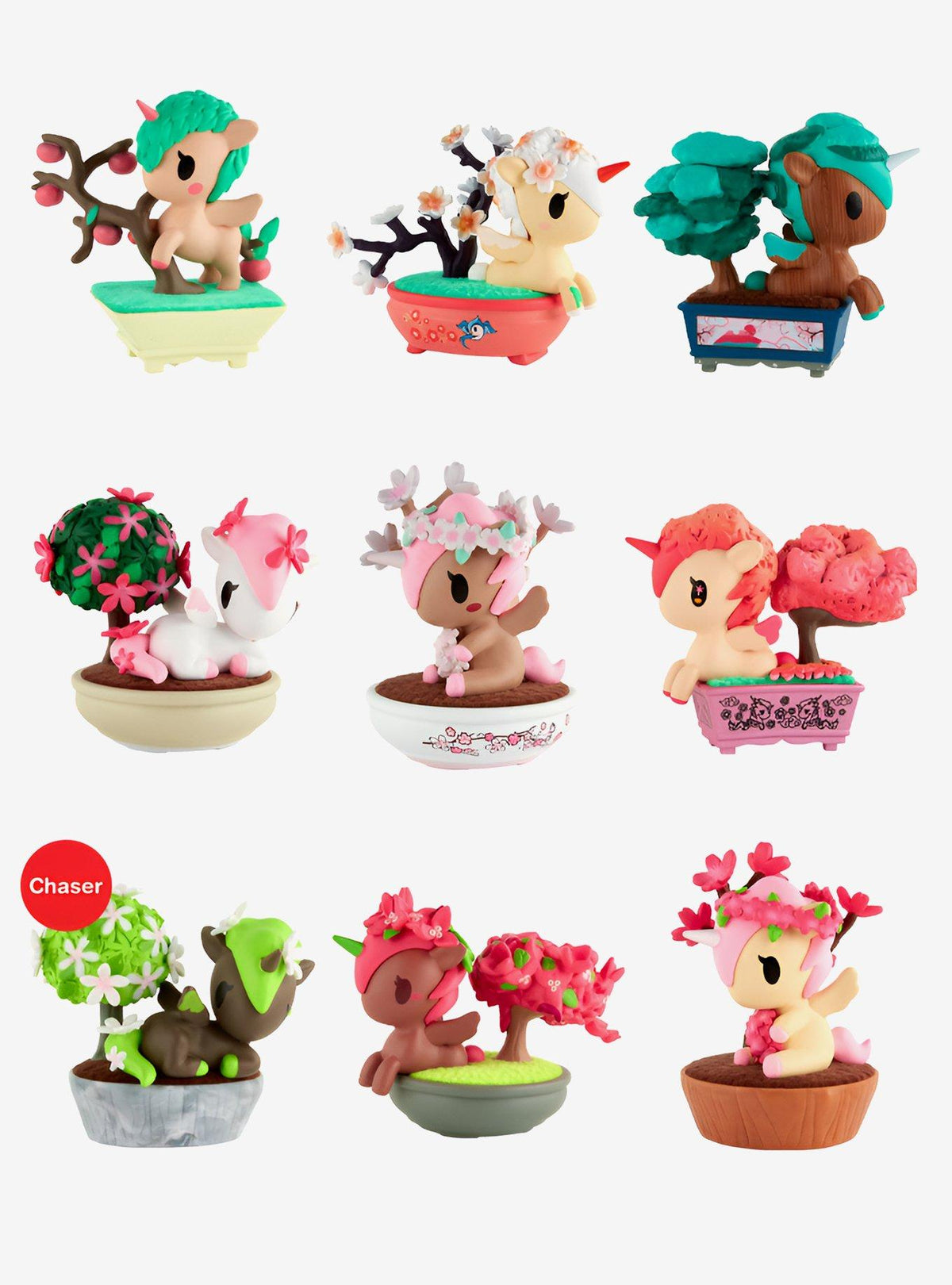 Figura sorpresa Unicorno Bonsái Botánico de tokidoki