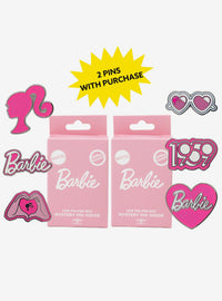 Pack de 2 cajas sorpresa de pines esmaltados Barbie, serie 2