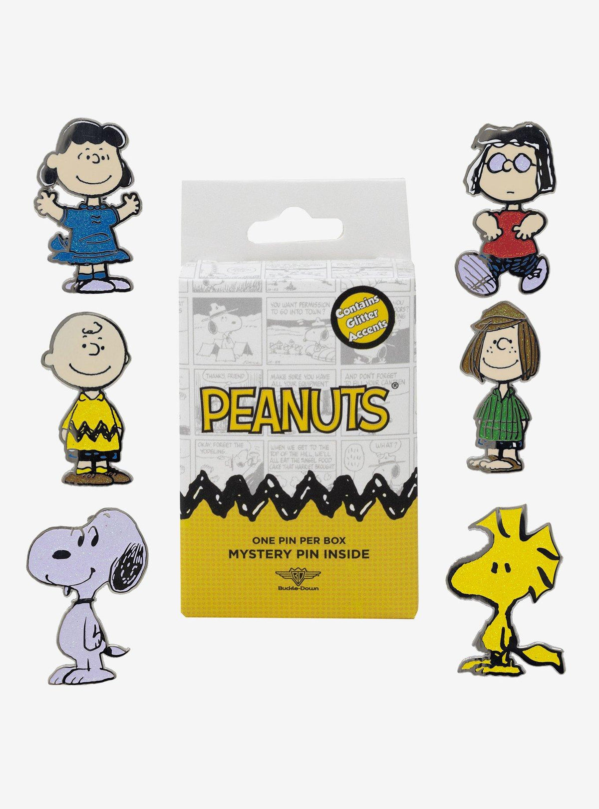 Caja sorpresa de pin esmaltado Peanuts