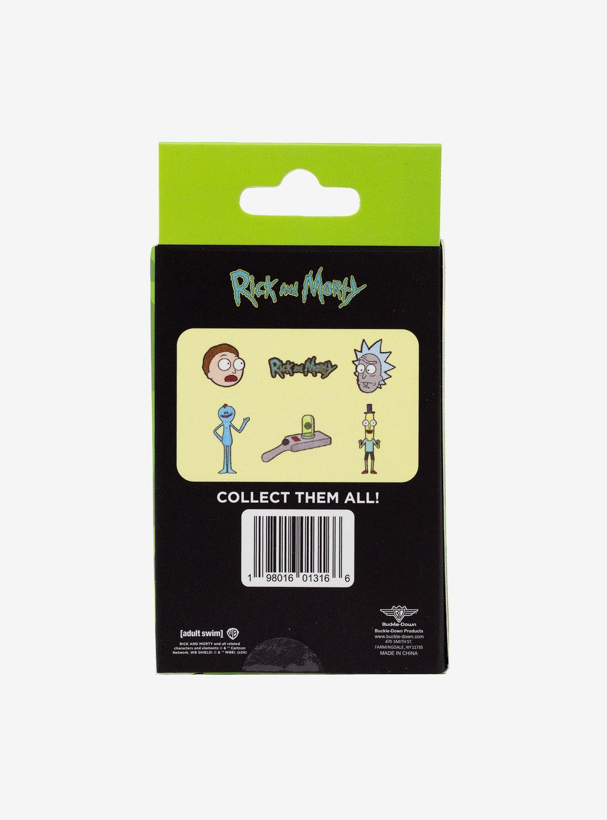 Caja sorpresa de pin esmaltado Rick and Morty