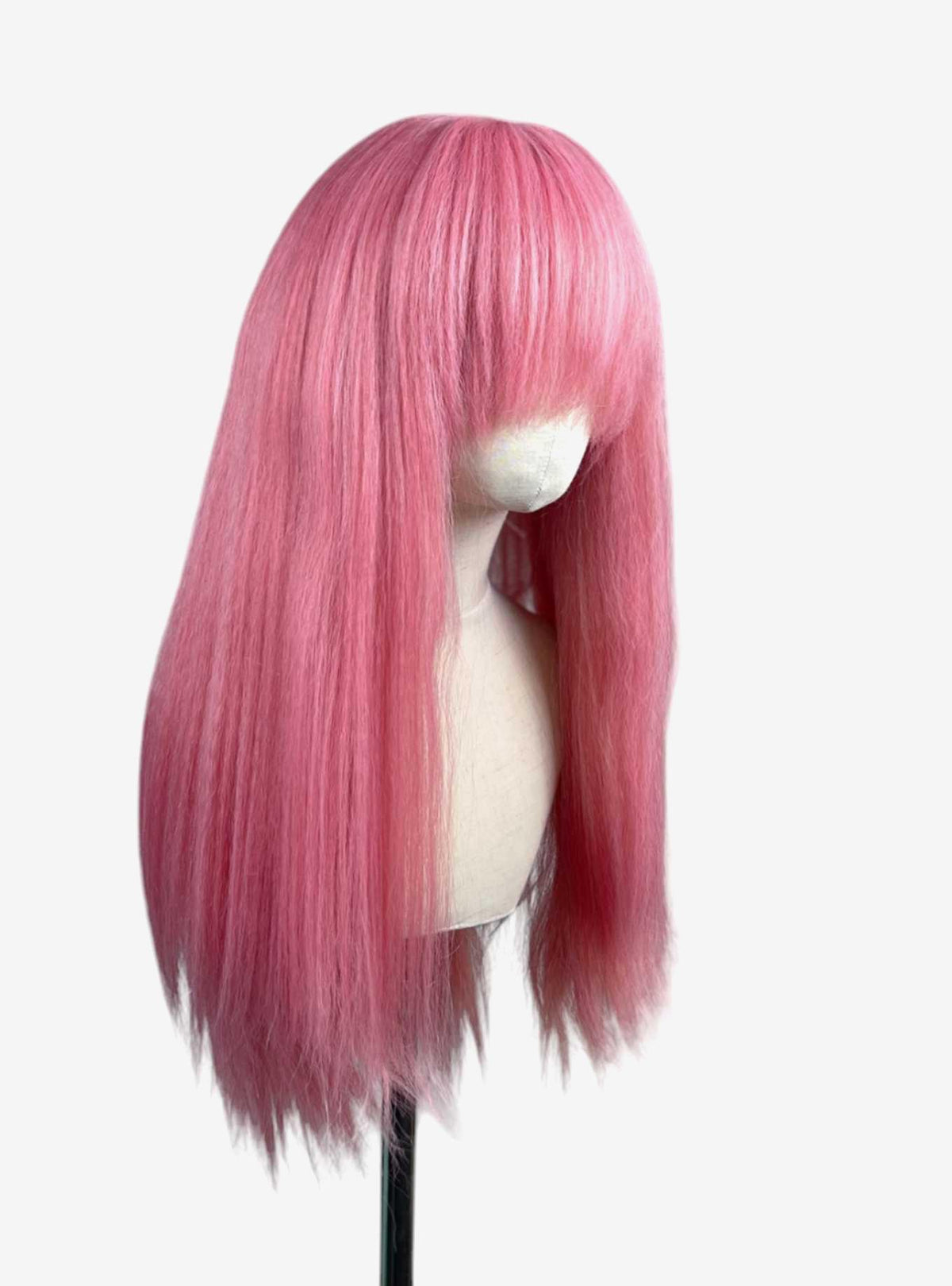 Peluca larga Crimped Nyx, mezcla rosa princesa