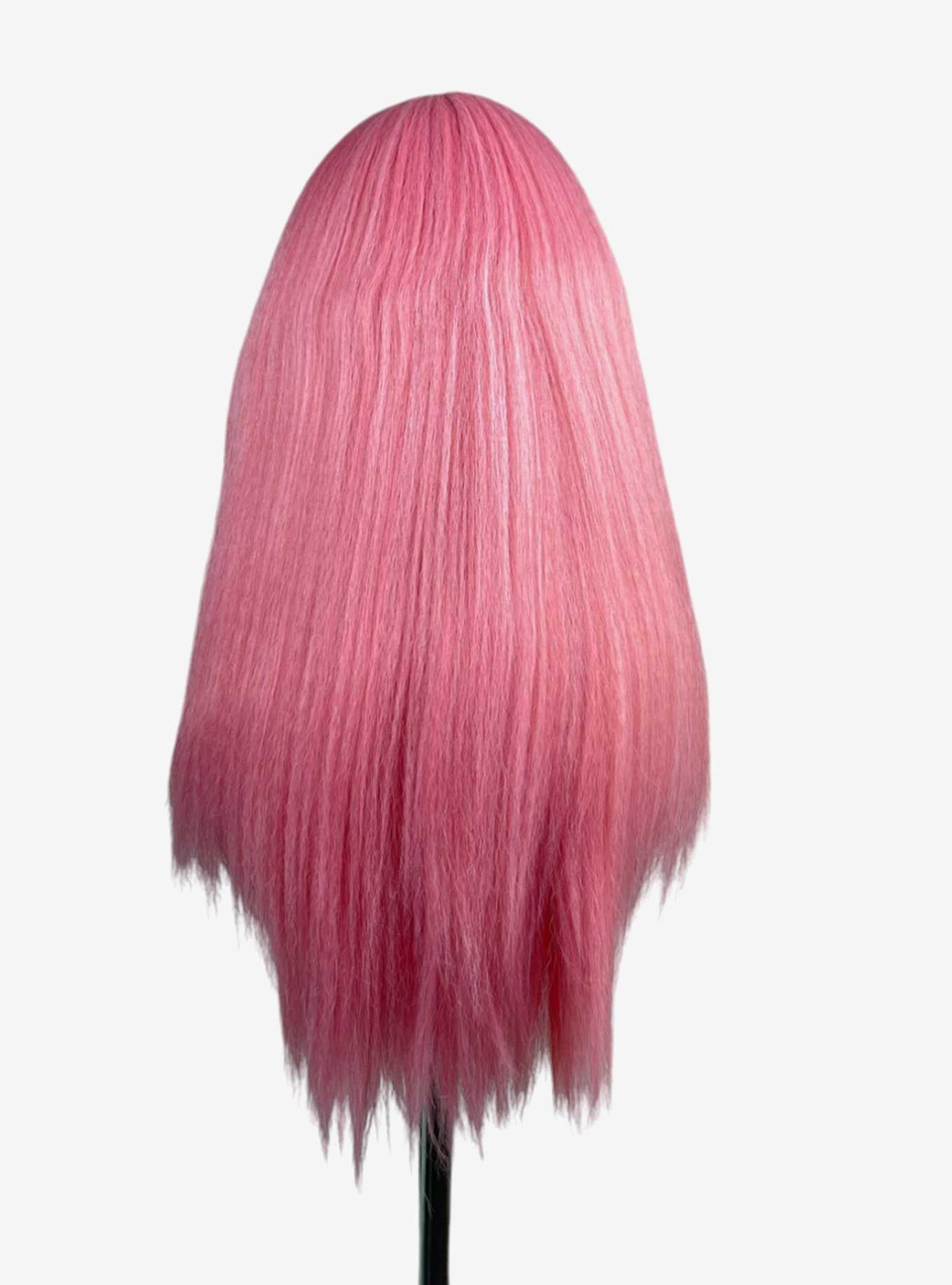 Peluca larga Crimped Nyx, mezcla rosa princesa