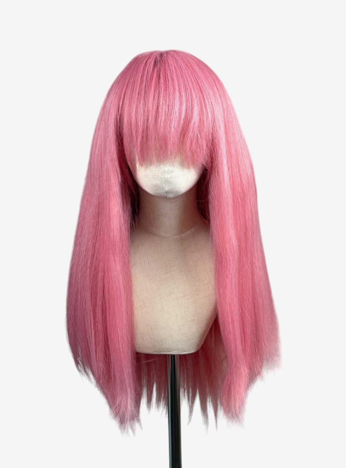 Peluca larga Crimped Nyx, mezcla rosa princesa