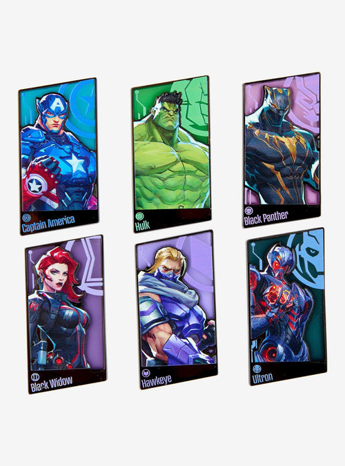Pin esmaltado sorpresa de personajes de Marvel Rivals