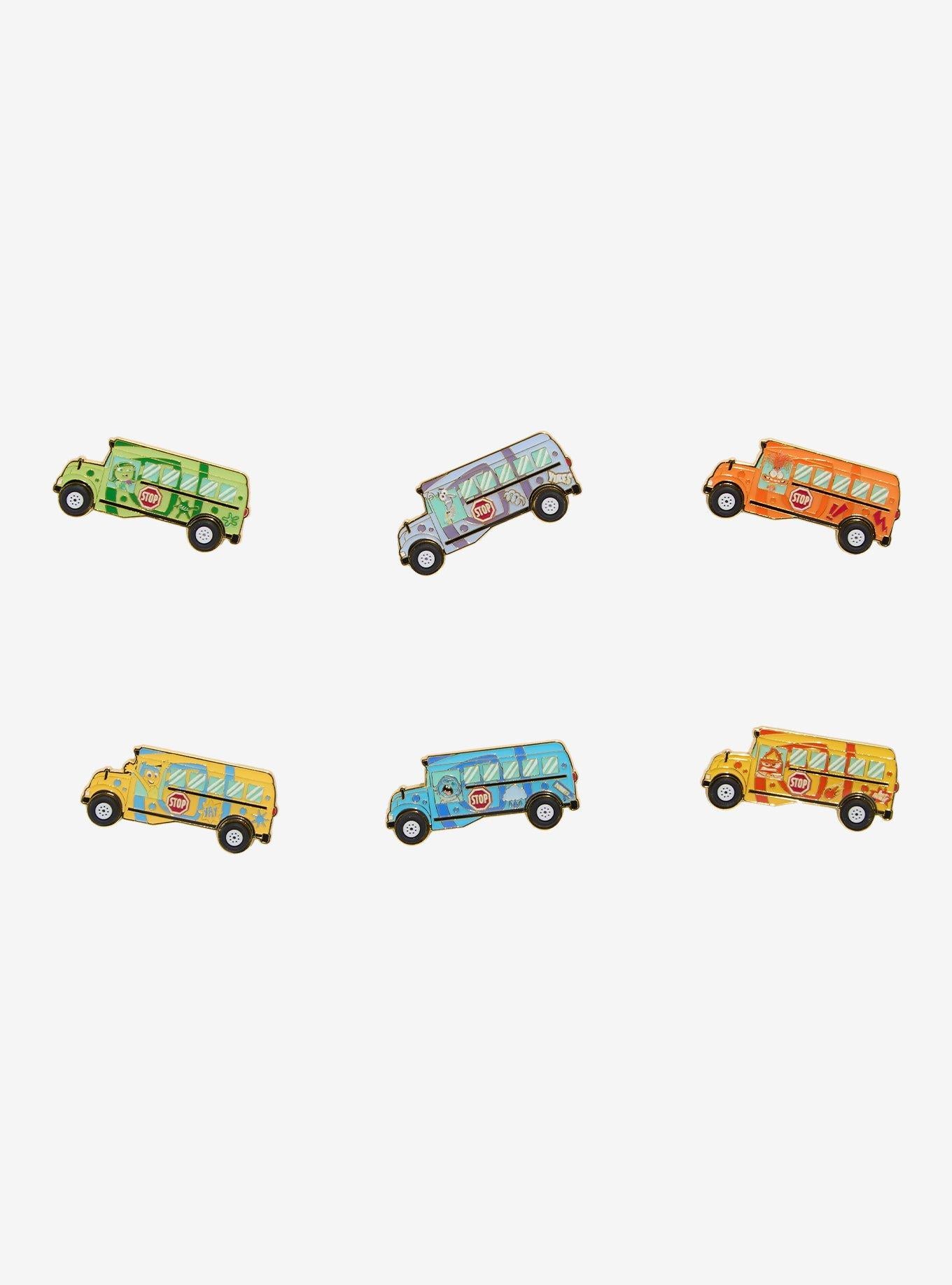 Pin esmaltado Disney Pixar Inside Out: buses de emociones