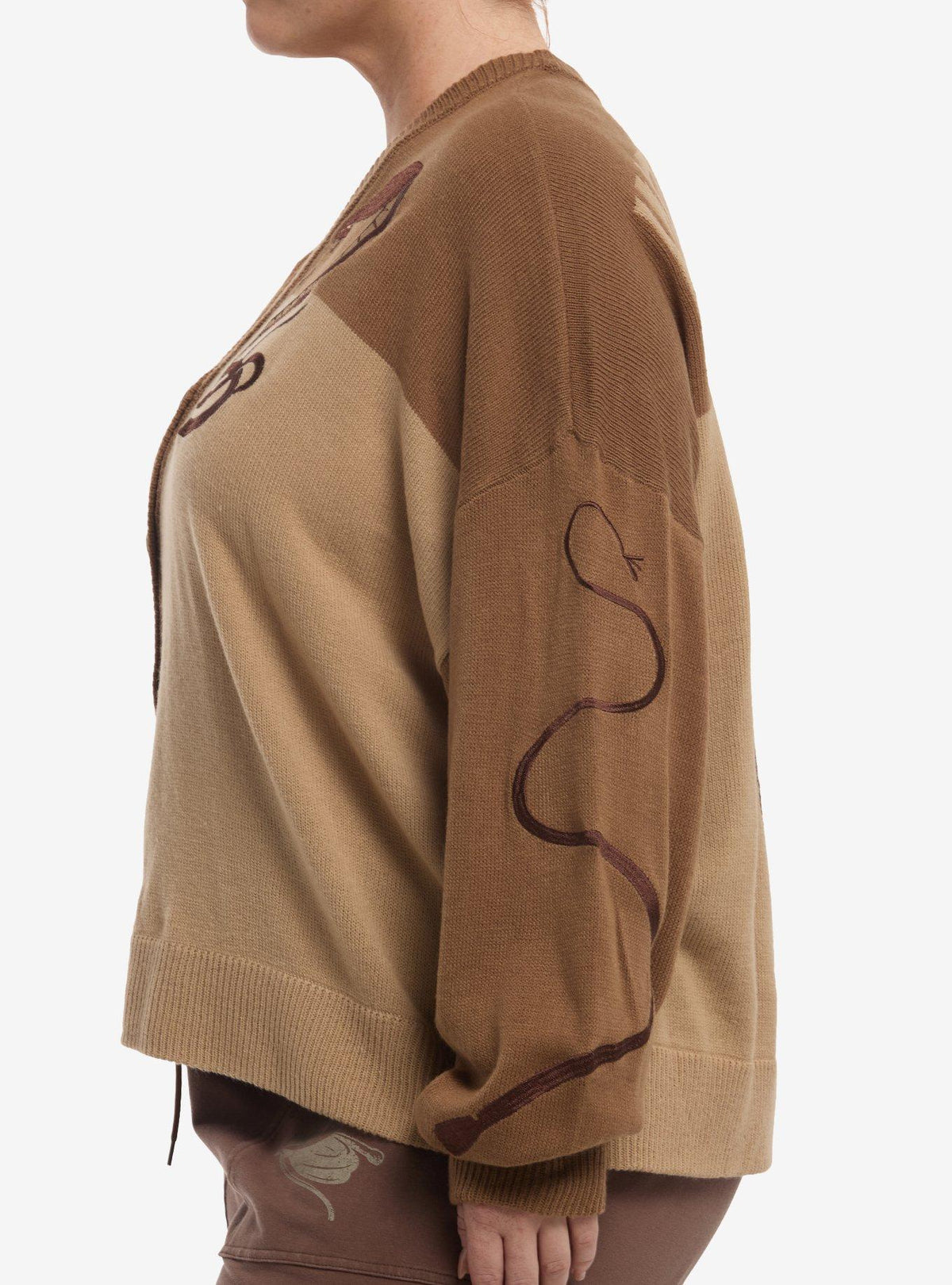 Chaleco Indiana Jones con serpientes, tallas plus