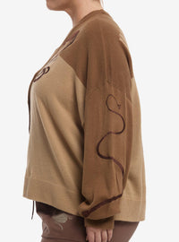 Chaleco Indiana Jones con serpientes, tallas plus