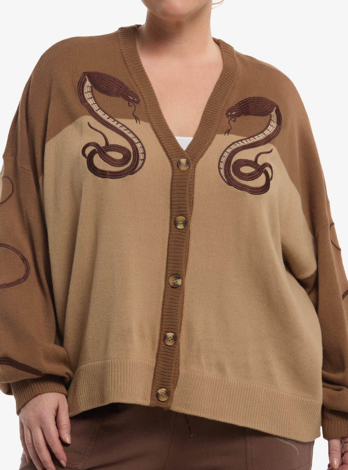 Chaleco Indiana Jones con serpientes, tallas plus