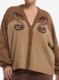 Chaleco Indiana Jones con serpientes, tallas plus