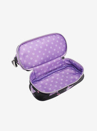 Estuche de maquillaje Sanrio Kuromi de doble compartimento