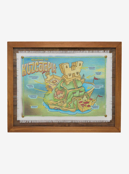 Cuadro Mapa de Kuzcotopia de The Emperor's New Groove