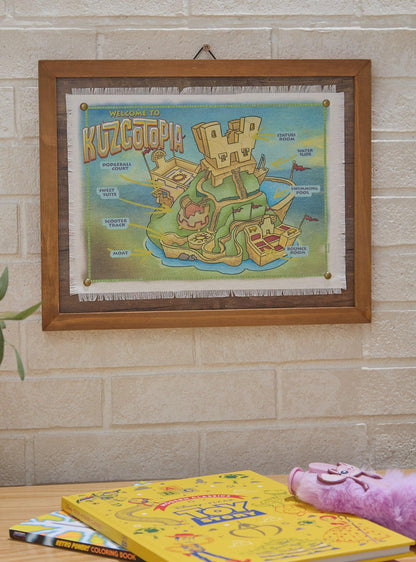 Cuadro Mapa de Kuzcotopia de The Emperor's New Groove