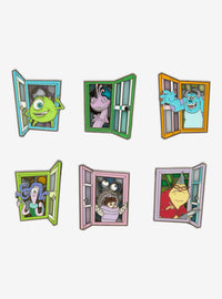 Pin sorpresa de Monsters, Inc. con puertas de colores