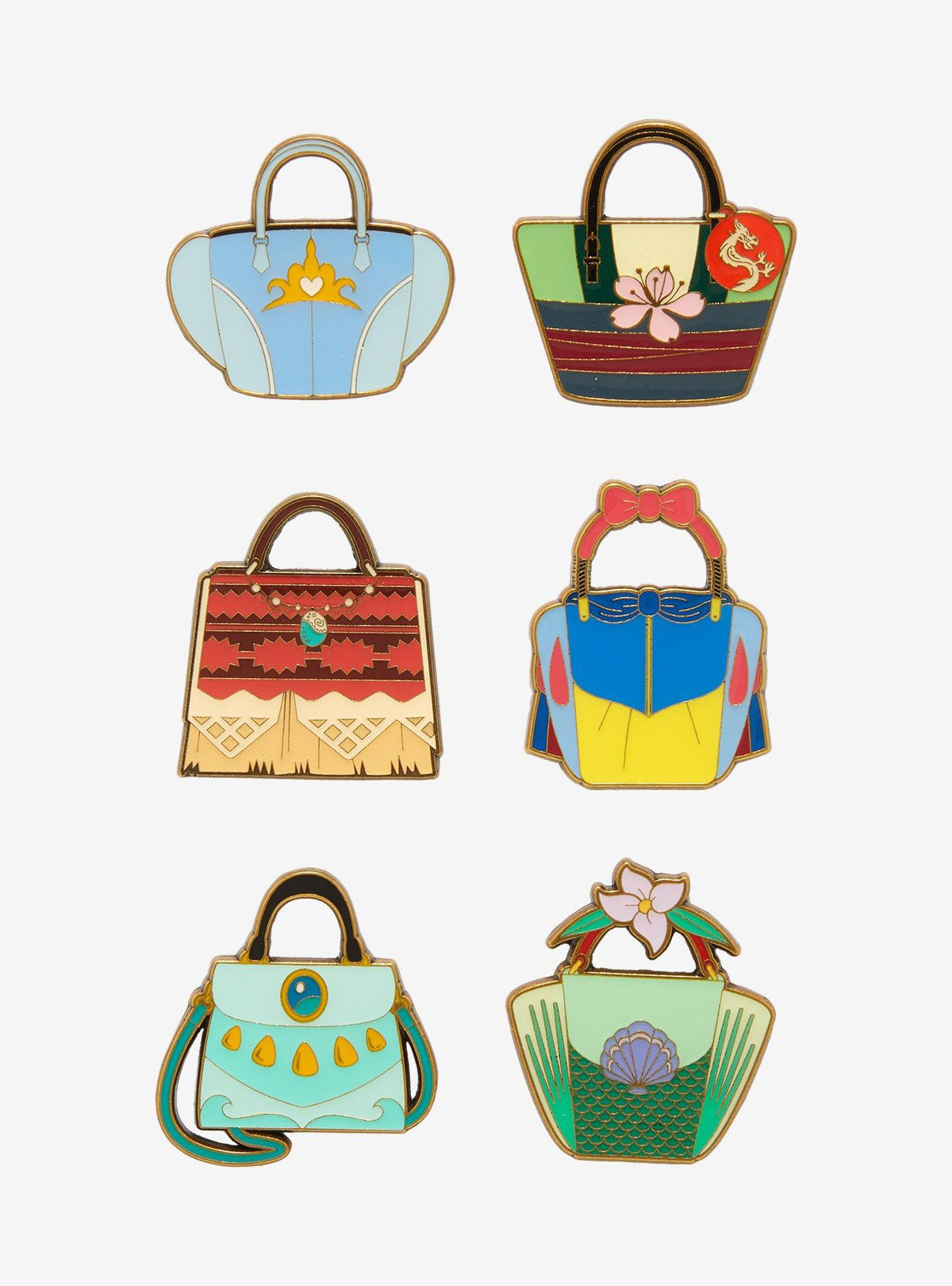 Pin sorpresa Disney Princess con forma de cartera