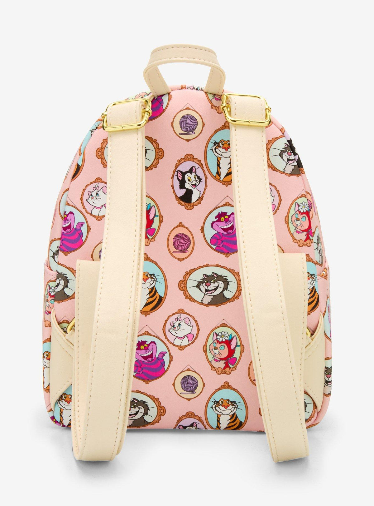 Mini mochila Disney con retratos de gatos