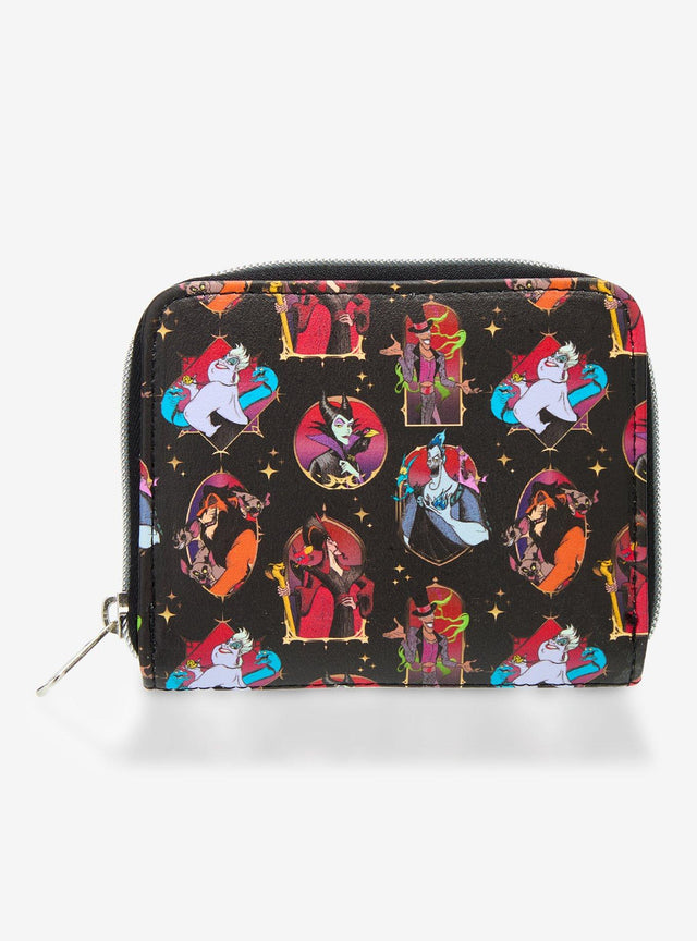 Billetera mini con cierre Disney Villains