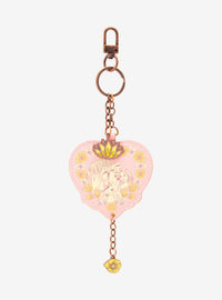 Llavero floral de Rapunzel y Maximus de Tangled
