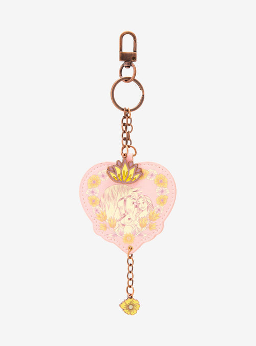 Llavero floral de Rapunzel y Maximus de Tangled