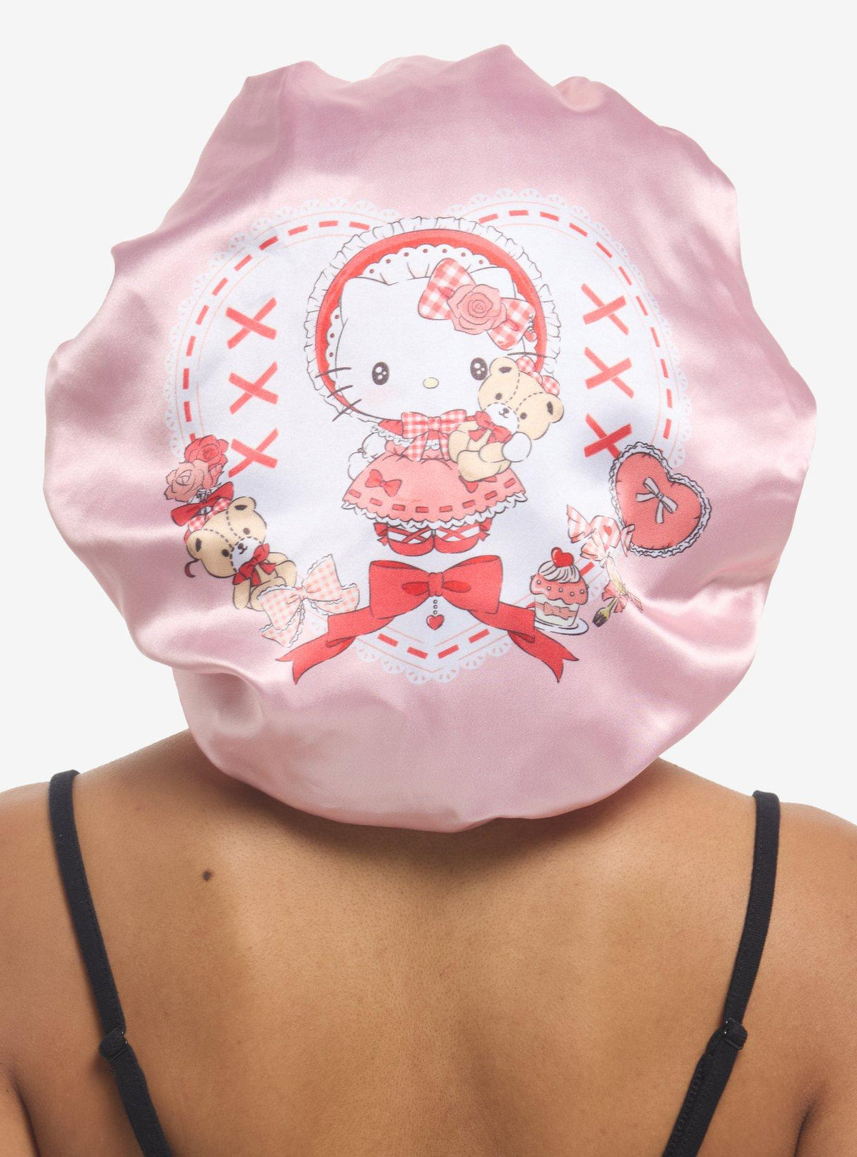 Gorro reversible Hello Kitty con lazo estilo Lolita