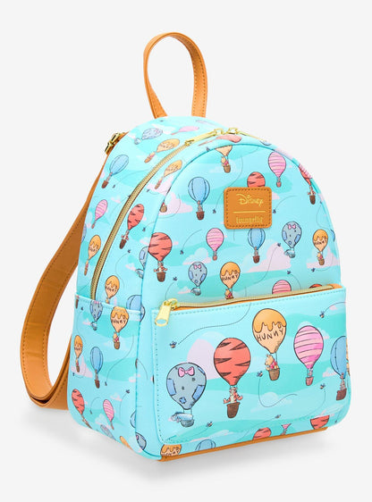 Mini mochila Disney Winnie the Pooh en globos aerostáticos