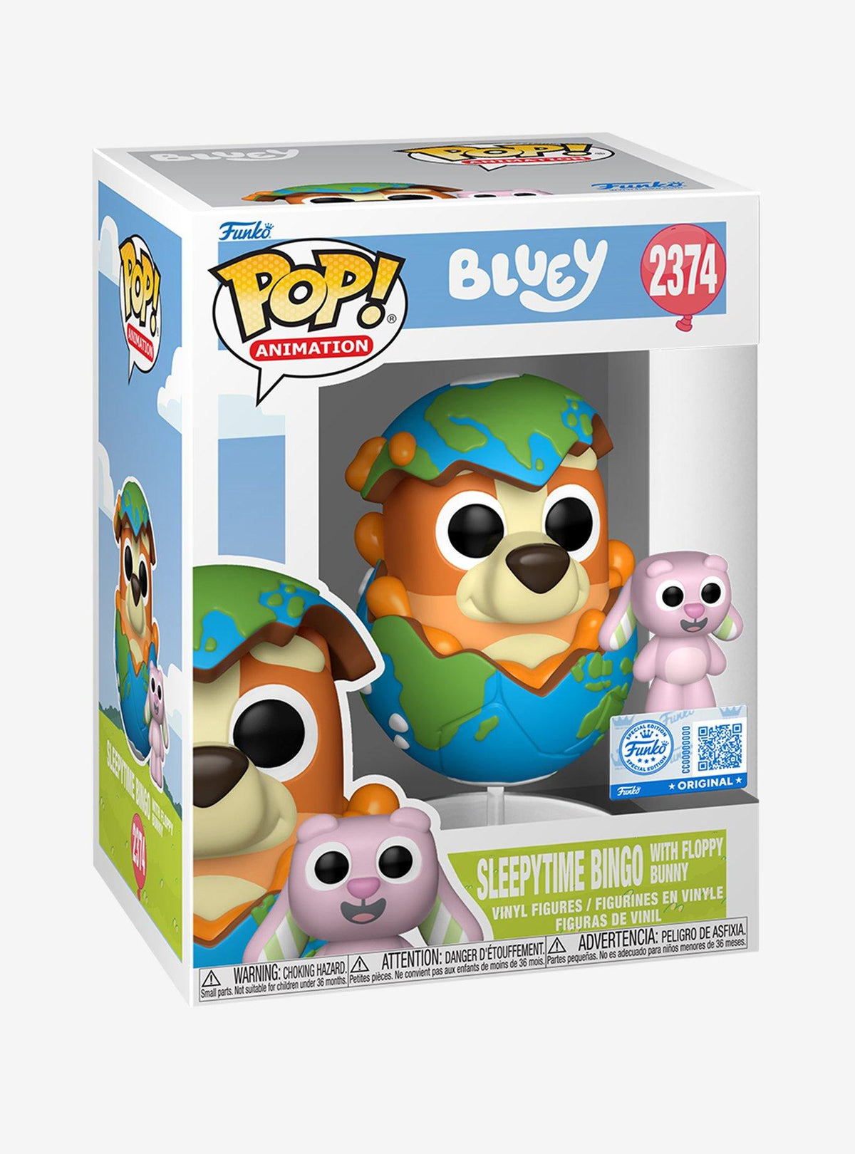 Funko Pop! Animation Bingo de Sleepytime con Floppy Bunny
