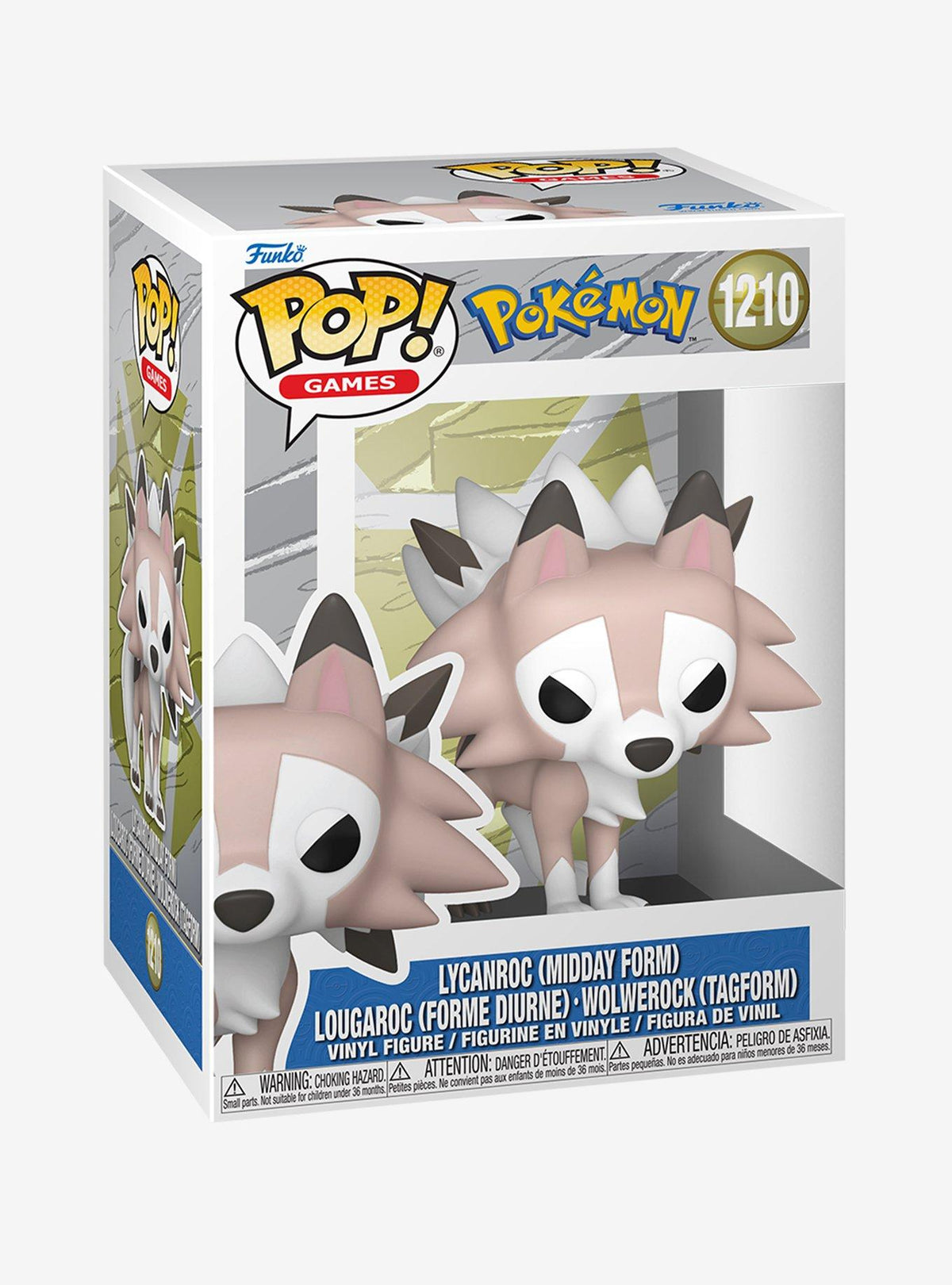 Funko Pop! Pokémon: Lycanroc (Forma Diurna)
