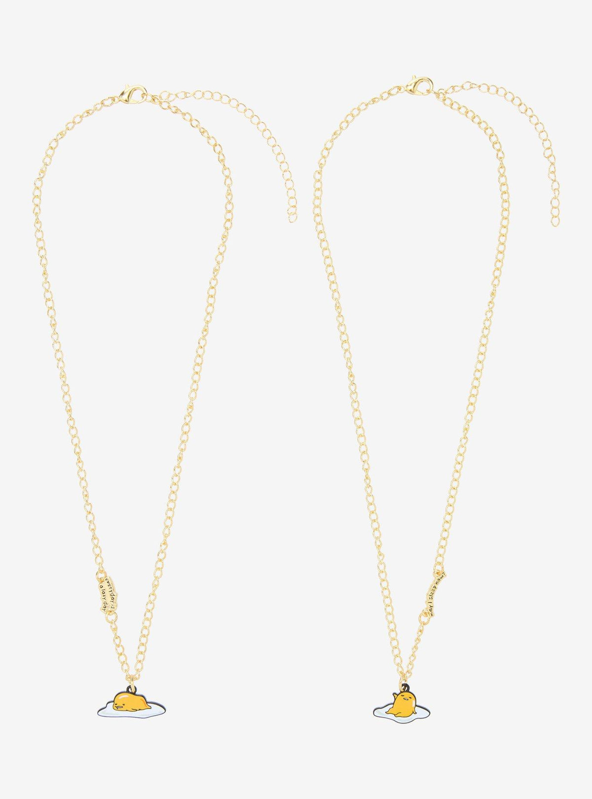 Set de collares de mejores amigos Gudetama