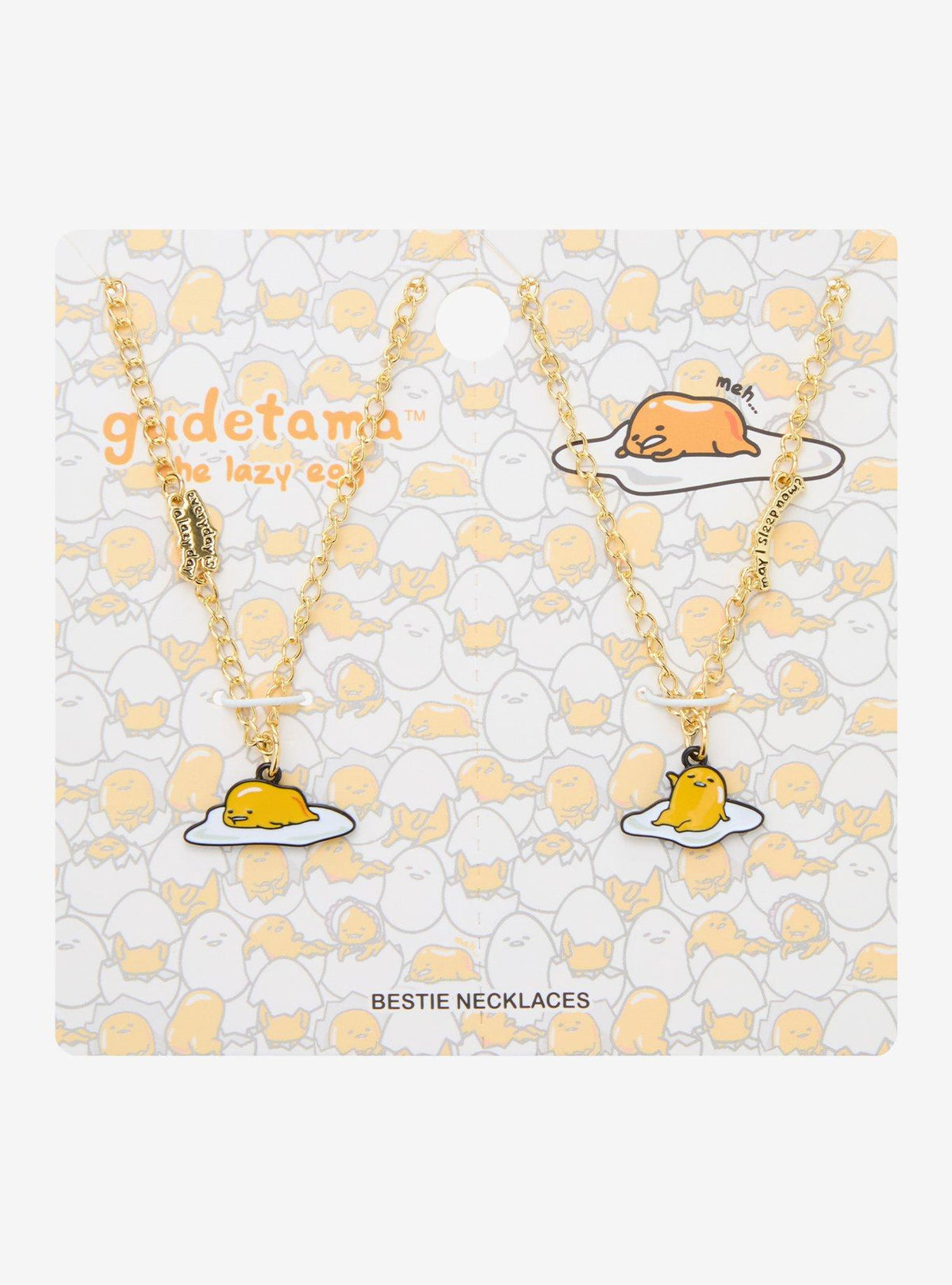 Set de collares de mejores amigos Gudetama