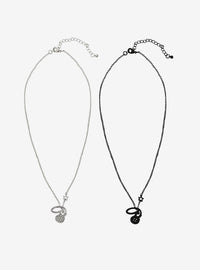 Set de collares de Coraline para mejores amigas