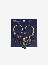 Set de ear cuffs de Howl's Moving Castle con gemas