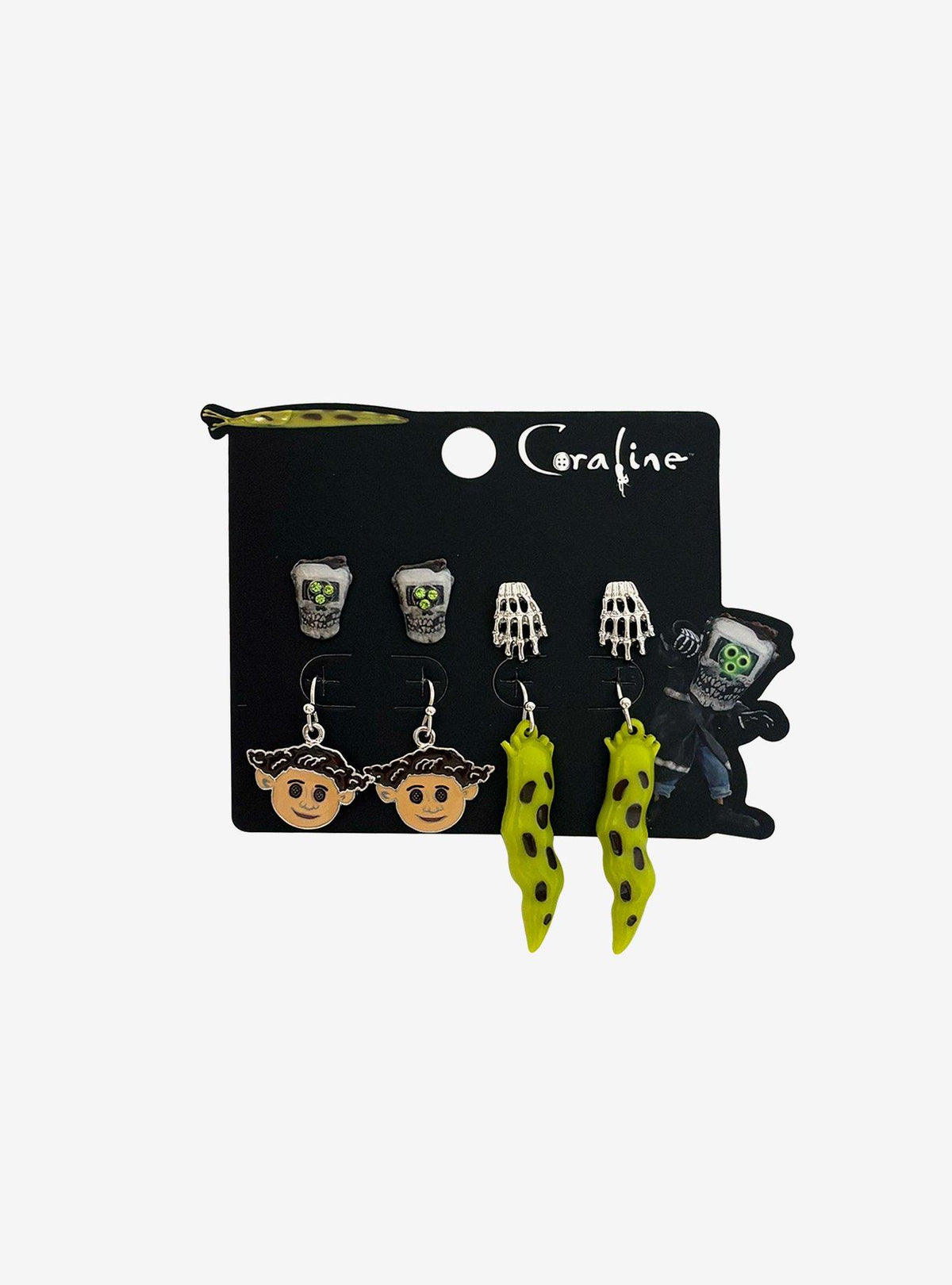 Set de aros de Coraline inspirados en Wybie