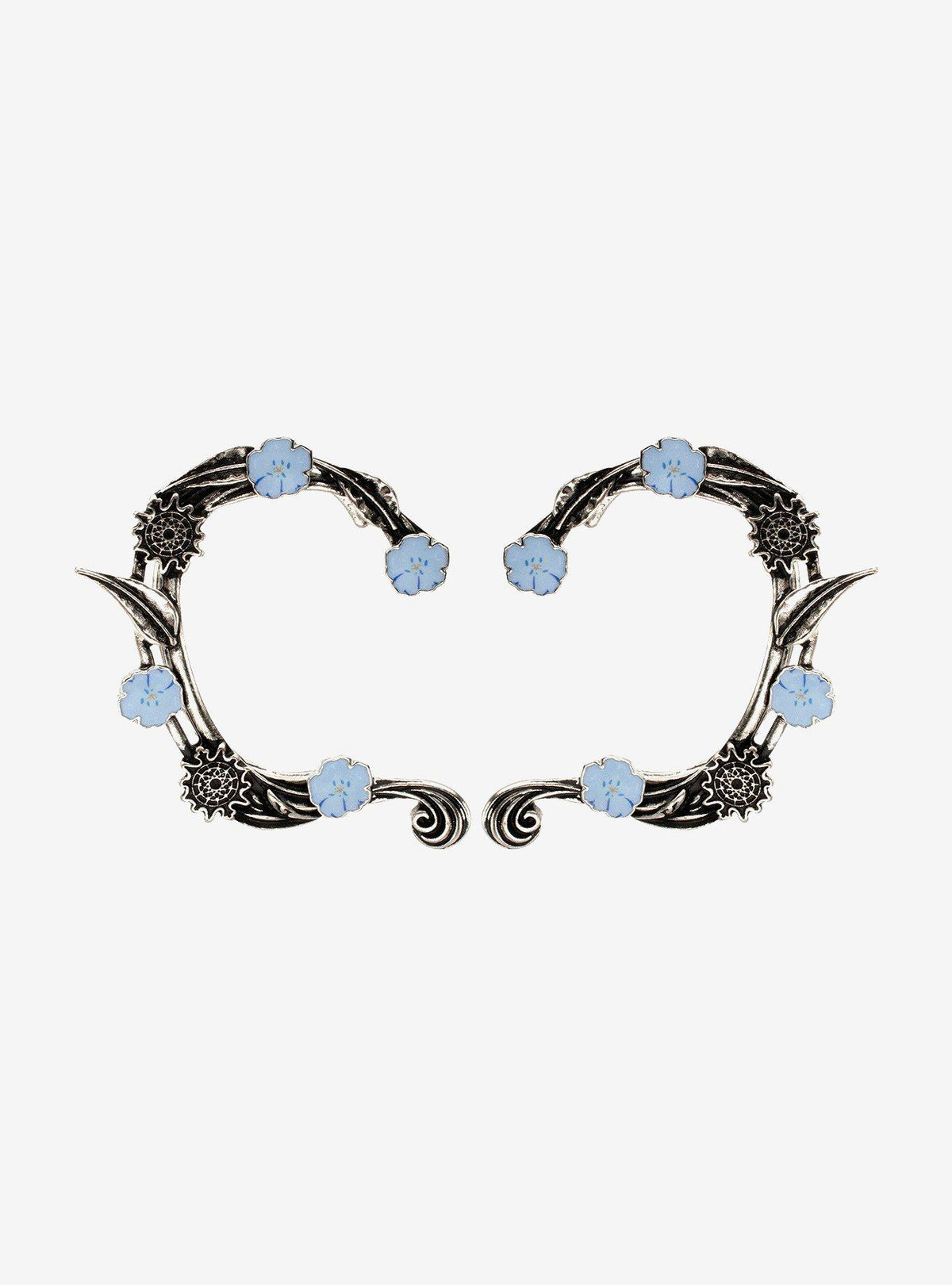 Set de aros cuff florales de Frieren: Más allá del viaje