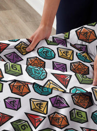 Juego de sábanas 1 plaza Dungeons & Dragons Roll the Dice