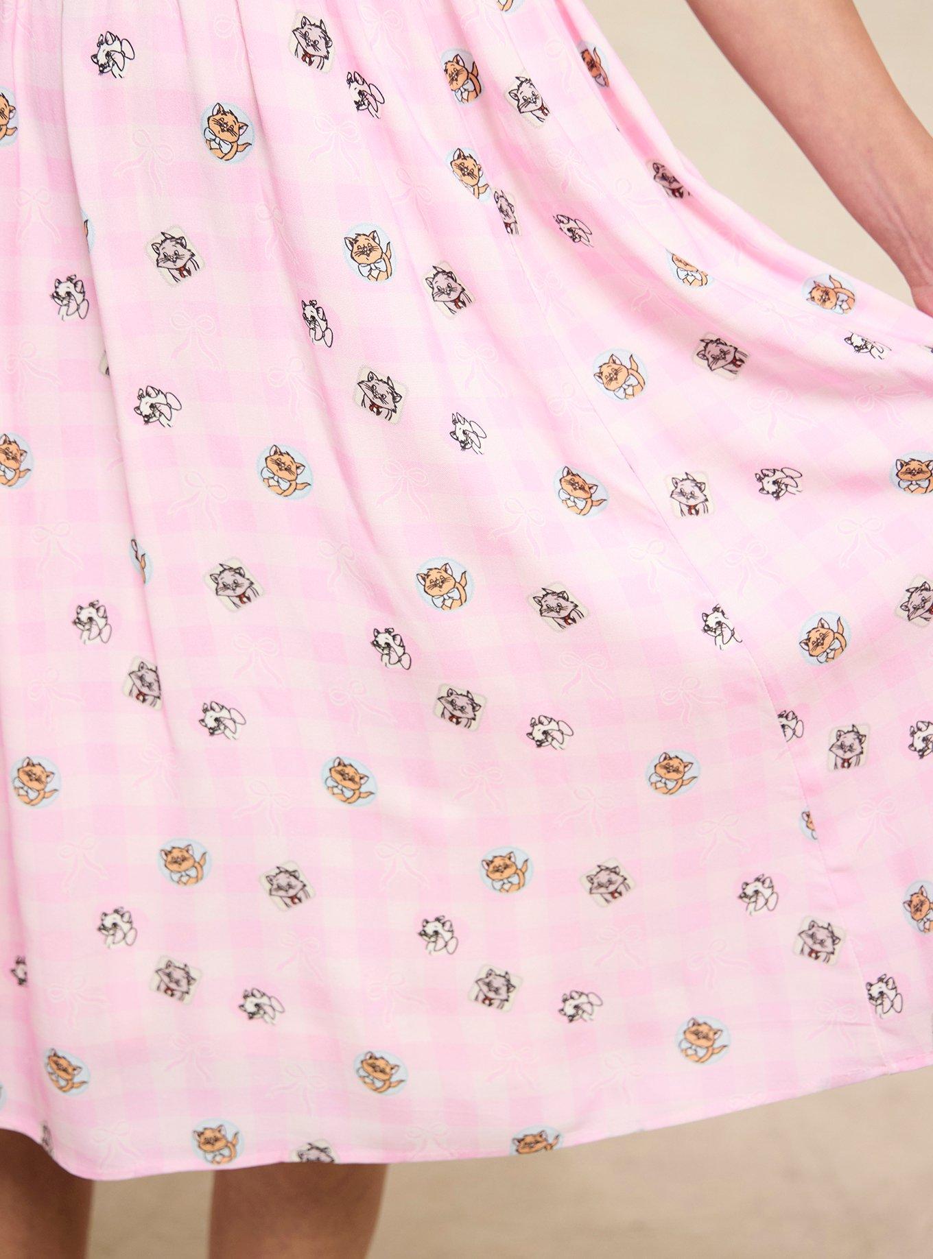Vestido The Aristocats con gatitos y cuadros vichy