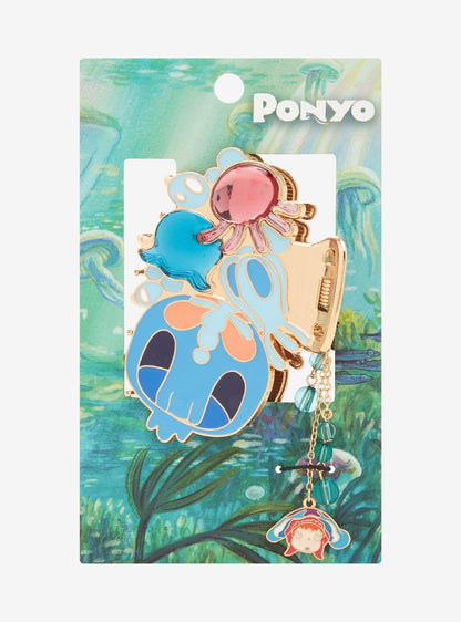 Pinza de pelo de medusa con dije de Ponyo