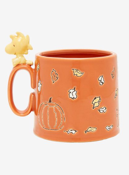 Taza Peanuts Snoopy Escena Otoñal