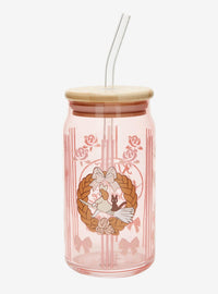 Vaso de vidrio Kiki: Entregas a domicilio con bombilla