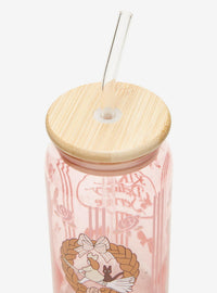Vaso de vidrio Kiki: Entregas a domicilio con bombilla