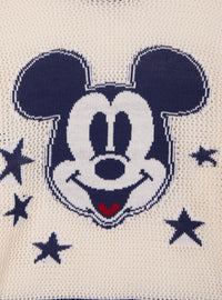 Polerón tejido calado azul de Mickey Mouse Americana