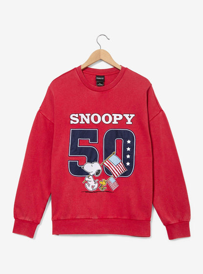 Polerón Peanuts Snoopy y Woodstock Americana