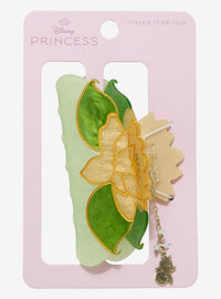 Pinza de pelo floral de Tiana con dije de Ray