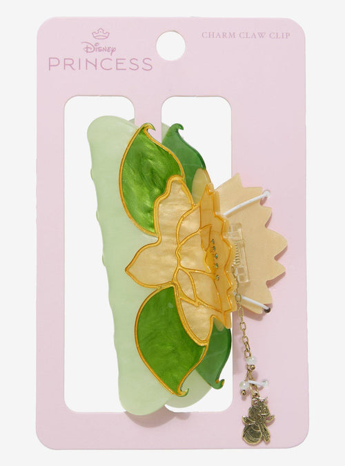 Pinza de pelo floral de Tiana con dije de Ray