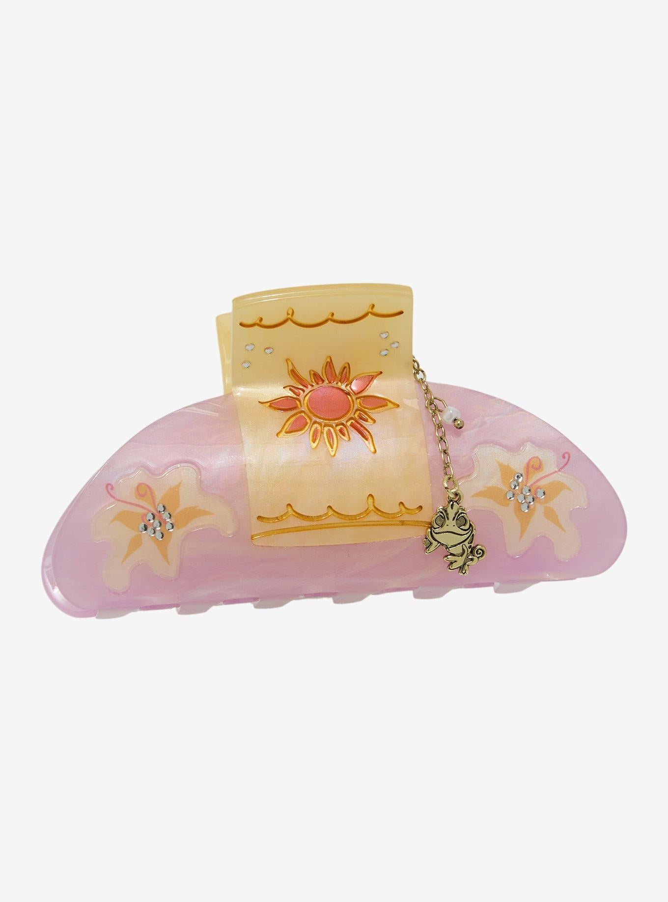Pinza de pelo Rapunzel Tangled con linterna y charm