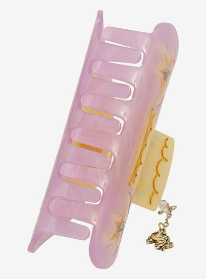 Pinza de pelo Rapunzel Tangled con linterna y charm