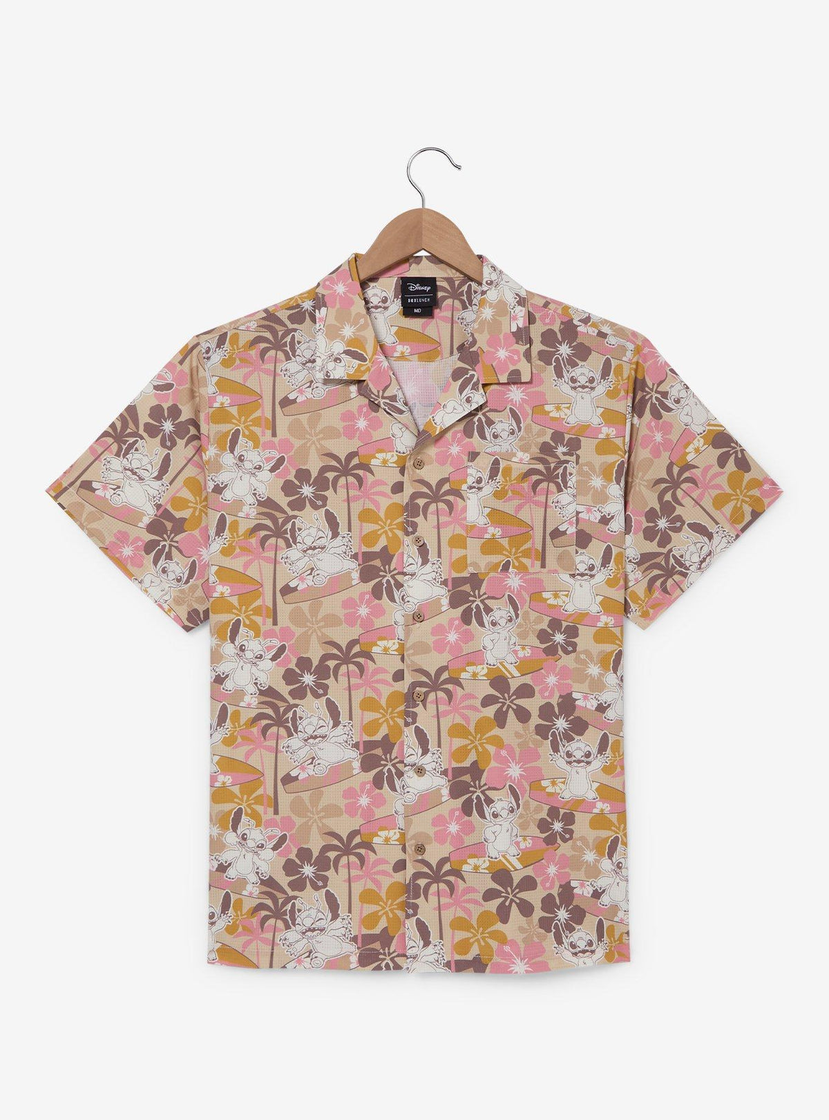 Camisa Disney Lilo & Stitch Surfista Floral
