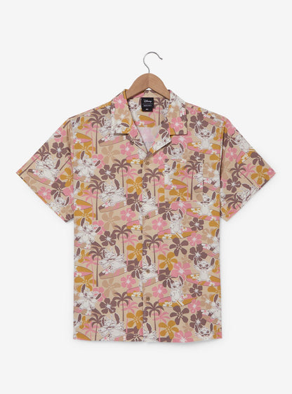 Camisa Disney Lilo & Stitch Surfista Floral