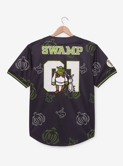 Camiseta de béisbol Shrek con estampado de cebollas