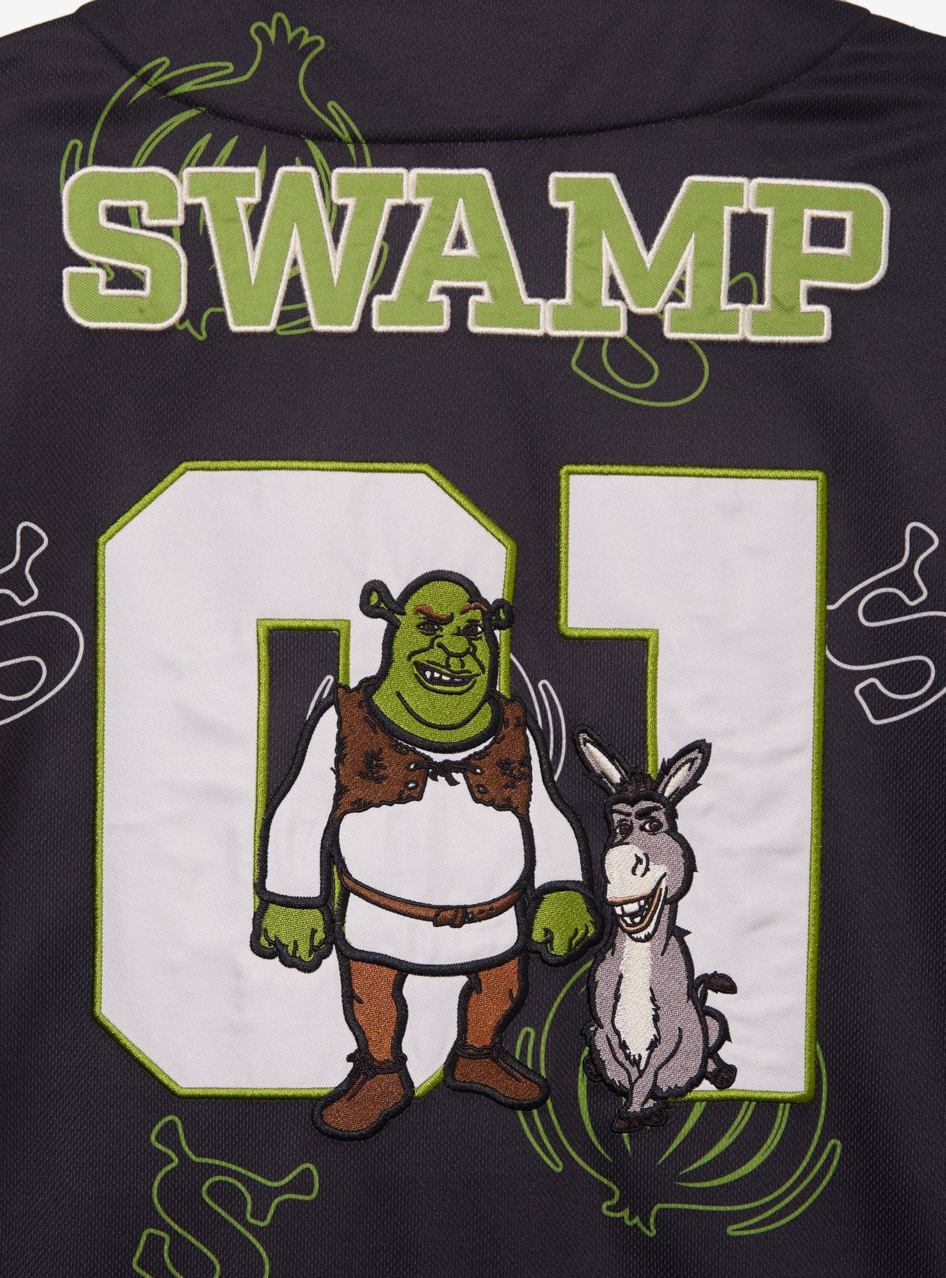 Camiseta de béisbol Shrek con estampado de cebollas