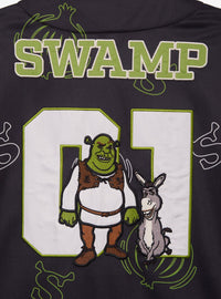 Camiseta de béisbol Shrek con estampado de cebollas